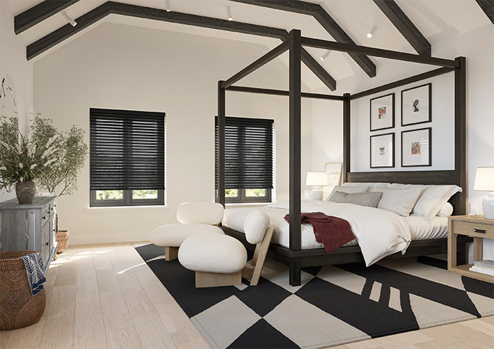 Ecowood, True Black Satin - Venetian Blind - Image 7